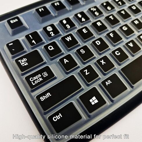 Keyboard Cover Skin Protector for Logitech MK120 K120, Ergonomic Wireless Keyboard, USLayout, Water and Dust Resistant Keyboard Skin, Easy to Clean (Mint Green) in Saudi Arabia