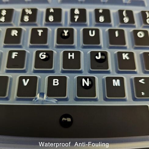 Keyboard Cover Skin Protector for Logitech MK120 K120, Ergonomic Wireless Keyboard, USLayout, Water and Dust Resistant Keyboard Skin, Easy to Clean (Mint Green) in Saudi Arabia