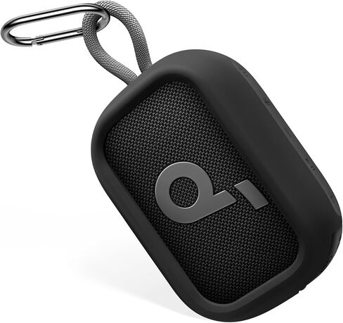 Geiomoo Soft Silicone Case for Anker Soundcore Select 4 Go Speaker, Protective Portable Scratch Shock Resistant Cover (Black) in Kuwait