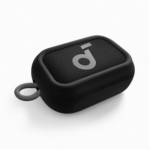 Geiomoo Soft Silicone Case for Anker Soundcore Select 4 Go Speaker, Protective Portable Scratch Shock Resistant Cover (Black) in Kuwait