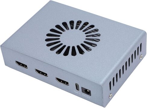DMA Fuser ، 3840x2160 60Hz Card DMA HD HD Multimedia Overflayer Synthesizer Kmbox Board Multimedia Interface Hub USBC DC12V Access Direct Access Card للفيديو للألعاب (US in Kuwait