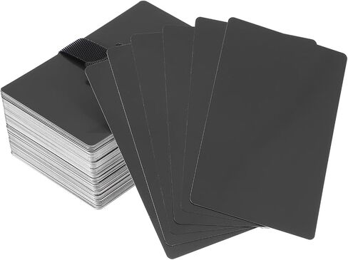 بطاقة أعمال Patikil Metal Business 0.21mm سماكة 3.4x2.1 بوصة ، 200 PCS ألومنيوم ألومنيوم فارغة بطاقات النقش بالليزر مع علاقات الكابلات لمكتب المنزل متعدد الأغراض ، الذهب الوردي/الأخضر in Saudi Arabia