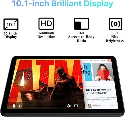 Umidigi G3 Tab Android 13 Tablet 2024 مع فتحة بطاقة SIM ، 3 جيجا بايت+32 جيجا بايت 256 جيجابايت ، و 2.4/5 جيجا هرتز ، واي فاي ، 10.1 بوصة لوحي مع 4 * A53-cortex من 2.0 جيجا هرتز ، 6000 مللي أمبير ، BT ، 1280 * 800. in Kuwait