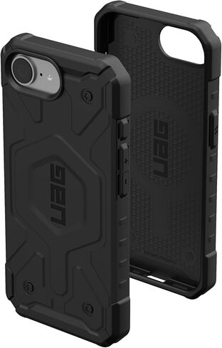 URBAN ARMOR GEAR UAG Designed for iPhone 16e Case Monarch Pro - Compatible with MagSafe Premium Carbon Fiber Inlay Rugged Military Grade Drop Proof Protective Cover, Titanium in Kuwait