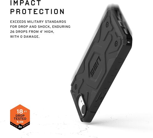 URBAN ARMOR GEAR UAG Designed for iPhone 16e Case Monarch Pro - Compatible with MagSafe Premium Carbon Fiber Inlay Rugged Military Grade Drop Proof Protective Cover, Titanium in Kuwait