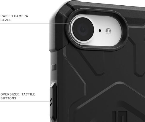 URBAN ARMOR GEAR UAG Designed for iPhone 16e Case Monarch Pro - Compatible with MagSafe Premium Carbon Fiber Inlay Rugged Military Grade Drop Proof Protective Cover, Titanium in Kuwait