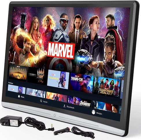 13.3 بوصة 4K Android 11 مشغل فيديو Dual Dual Car مسند للسيارة ، 2G+32G تلفزيون السيارة الخلفية مع WIFI 2.4G/5G ، ودعم شاشة مسند السيارة رابط الاتصال اللاسلكي ، HDMI في+OUT/Bluetooth/FM/USB in Saudi Arabia