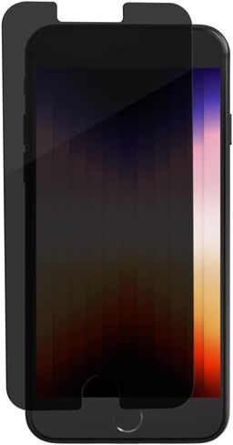 ZAGG InvisibleShield Glass Elite VisionGuard+ واقي الشاشة - مصنوع لهاتف Apple iPhone SE2 (2020) - حماية من الصدمات، مقاوم لبصمات الأصابع، مقاوم للخدش in Saudi Arabia