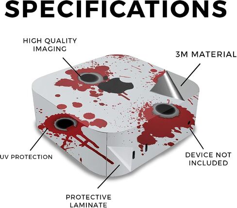 Skin Compatible with Apple Mac Mini M4 (2024) - Sticky Icky Icky - Premium 3M Vinyl Protective Wrap Decal Cover - Easy to Apply | Crafted in The USA by MightySkins in Saudi Arabia
