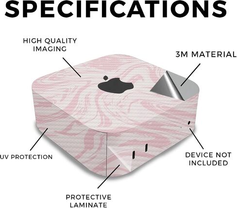 Skin Compatible with Apple Mac Mini M4 (2024) - Sticky Icky Icky - Premium 3M Vinyl Protective Wrap Decal Cover - Easy to Apply | Crafted in The USA by MightySkins in Saudi Arabia
