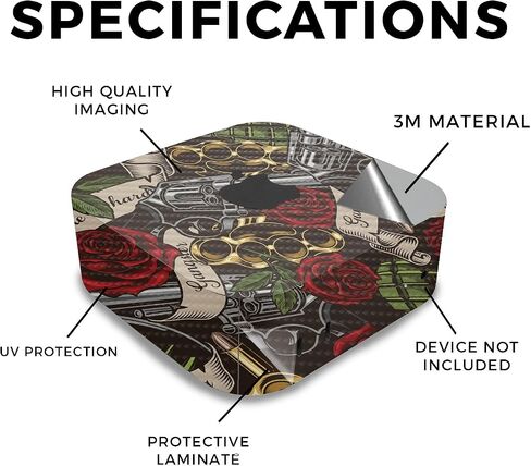 Skin Compatible with Apple Mac Mini M4 (2024) - Sticky Icky Icky - Premium 3M Vinyl Protective Wrap Decal Cover - Easy to Apply | Crafted in The USA by MightySkins in Saudi Arabia
