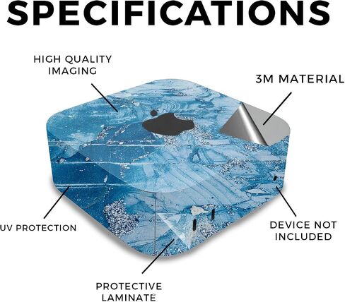 Skin Compatible with Apple Mac Mini M4 (2024) - Sticky Icky Icky - Premium 3M Vinyl Protective Wrap Decal Cover - Easy to Apply | Crafted in The USA by MightySkins in Saudi Arabia