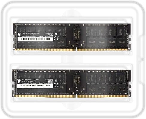 V-Color DDR4 32GB (2 × 16GB) HYNIX IC 2933MHz (PC3-23400) R-DIMM لـ Apple MAC PRO 2019 ECC DIMM DUT DUAL RANDAN in Saudi Arabia