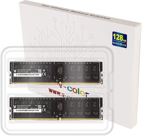 V-Color DDR4 32GB (2 × 16GB) HYNIX IC 2933MHz (PC3-23400) R-DIMM لـ Apple MAC PRO 2019 ECC DIMM DUT DUAL RANDAN in Saudi Arabia
