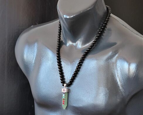 Elisajewelryart - Lazuli Lazuli Natural Lazuli Healing 7 شقرا قلادة قلادة أسود أونيكس قلادة من الأحجار الكريمة الأصلية قلادة حجرية إغلاق قلادة للجنسين (22 ، لابيس لازولي) in Saudi Arabia