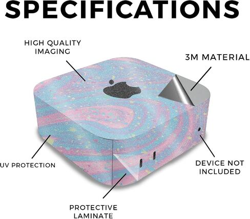 Skin Compatible with Apple Mac Mini M4 (2024) - Blue Canyon - Premium 3M Vinyl Protective Wrap Decal Cover - Easy to Apply | Crafted in The USA by MightySkins in Saudi Arabia