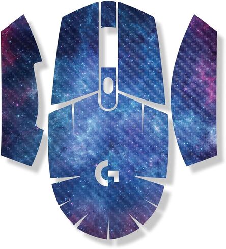 Glossy Glitter Mouse Skin Compatible with Logitech G305 Lightspeed - Cotton Candy - Premium 3M Vinyl Protective Wrap Decal Cover - Easy to Apply | Crafted in The USA by MightySkins in Saudi Arabia
