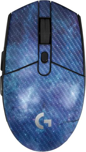 Glossy Glitter Mouse Skin Compatible with Logitech G305 Lightspeed - Cotton Candy - Premium 3M Vinyl Protective Wrap Decal Cover - Easy to Apply | Crafted in The USA by MightySkins in Saudi Arabia