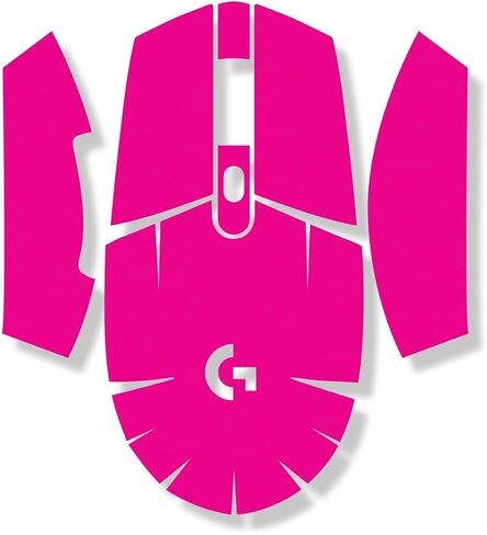 Glossy Glitter Mouse Skin Compatible with Logitech G305 Lightspeed - Cotton Candy - Premium 3M Vinyl Protective Wrap Decal Cover - Easy to Apply | Crafted in The USA by MightySkins in Saudi Arabia