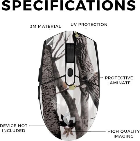 Mouse Skin Compatible with Logitech G305 Lightspeed - Cool Flamingo - Premium 3M Vinyl Protective Wrap Decal Cover - Easy to Apply | Crafted in The USA by MightySkins in Saudi Arabia