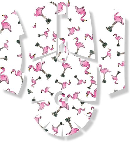 Mouse Skin Compatible with Logitech G305 Lightspeed - Cool Flamingo - Premium 3M Vinyl Protective Wrap Decal Cover - Easy to Apply | Crafted in The USA by MightySkins in Saudi Arabia