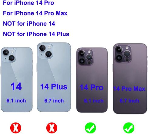 3pcs OEM Oem Camera Class Lens استبدال لـ iPhone 14 Pro و iPhone 14 Pro Max مع تثبيت لاصق مسبقًا باستخدام أدوات الإصلاح ودليل التثبيت in Kuwait