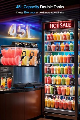 آلة Slushie التجارية ، Margarita Daiquiri Wine Frappe Slush Frozen Machin in Saudi Arabia