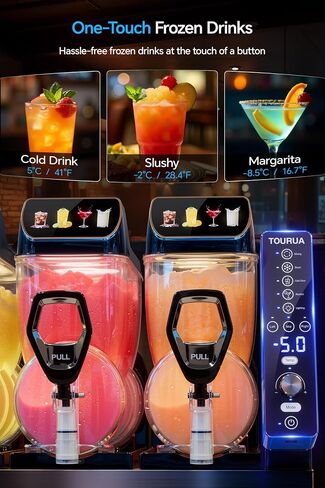 آلة Slushie التجارية ، Margarita Daiquiri Wine Frappe Slush Frozen Machin in Saudi Arabia