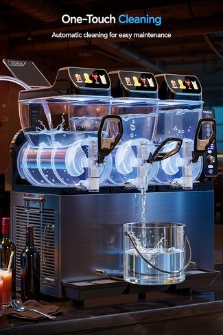 آلة Slushie التجارية ، Margarita Daiquiri Wine Frappe Slush Frozen Machin in Saudi Arabia