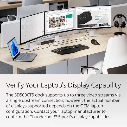 Amazon SD5768T EQ Thunderbolt 4 Dual 4K Docking Station مع Thunderbolt Share (K35381NA) in Saudi Arabia
