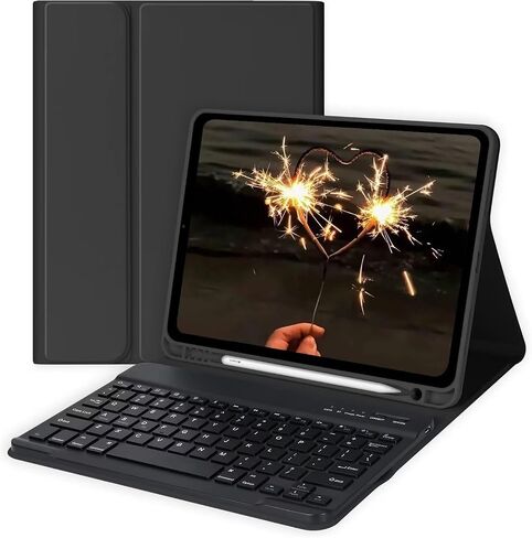 Keyboard Case for iPad Mini 5/4/3/2/1 (7.9-Inch, 2019/2015/2014/2013/2012 Model) with Keyboard-Backlit Detachable, Folio Cover with Pencil Holder with Auto Sleep/Wake Function Purple in Saudi Arabia