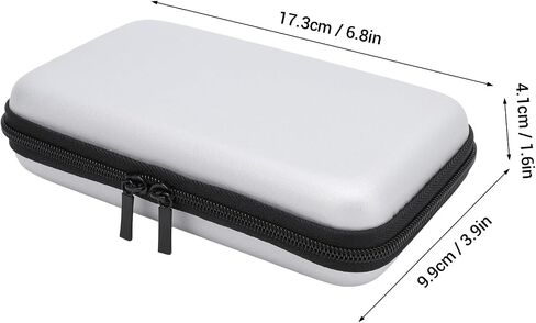 الحمل المتوافق مع 2DS XL 2DS LL الجديد 3DS 3DS ، حقيبة سفر قذيفة مقاومة للماء ، مع فتحة 8 لعبة ، حقيبة واقية محمولة (Pink) in Kuwait