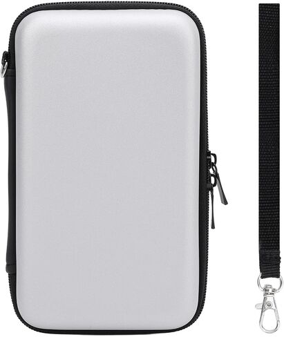 الحمل المتوافق مع 2DS XL 2DS LL الجديد 3DS 3DS ، حقيبة سفر قذيفة مقاومة للماء ، مع فتحة 8 لعبة ، حقيبة واقية محمولة (Pink) in Kuwait