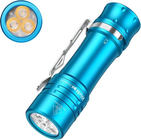 Wurkkos TS10 Max LED مصباح يدوي مصباح Mini ، EDC المصباح EDC القابل لإعادة الشحن 2500 Lumen ، مصباح يدوي فائق الجيب مع RGB AUX LED ، Anduril 2.0 UI ، مصباح يدوي محمولة لخيم الطوارئ ، في الهواء الطلق ، في الهواء الطلق ، في الهواء الطلق. in Saudi Arabia