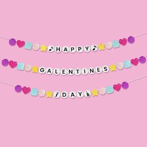 KatchOn, Glitter Red Happy Galentines Day Banner - 10 Feet, No DIY | Happy Galentines Day Decorations for Party | Galentines Day Sign for Galentines Decorations | Be My Galentine, Galentines Dècor