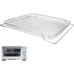 Air Fryer Basket for Breville Smart Oven Air Fryer Pro, 3pcs Stainless Steel Mesh Baskets Air Fryer Accessories, Mesh Tray for Oven, Microwave Ovenro (for Breville:16.5"D x 11.8"W x 0.5"H)