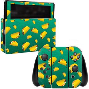 MightySkins Skin Compatible with Nintendo Switch - Tacos | Protective, Durable, and Unique Vinyl Decal wrap Cover | Easy to Apply, Remove, and Change Styles | Made in The USA