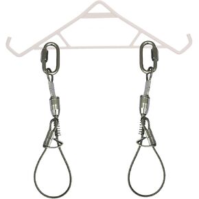 2-Packer Hunting Game Hanging Kit for Deer Quick Binding Deerfoot Wire Buckles Game Hanging Gambrel Wire Quick Suspension Buckle Easy disassembly 1000 lbs