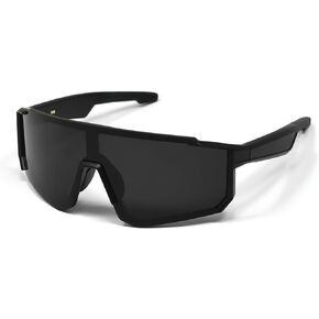 Sport Smart Glasses, Unisex Polarized Bluetooth Sunglasses Built-in Mic & Open Ear Music Speakers, UV Protection for Cycling/Running/Baseball(Gray)