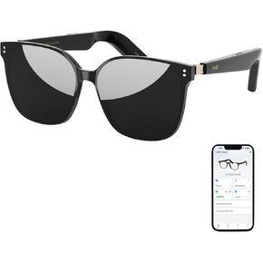Wireless Bluetooth Sunglasses for Men and Women,Smart Sunglasses Open Ear Voice Control and Calling with Speakers,Smart Audio Glasses for Traveling Driving