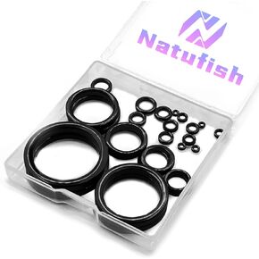 طقم إصلاح العيينة قضبان الصيد 28pcs/50pcs مجموعة حل حلقات السيراميك الصيد ، 14 أحجام قضبان الصيد قضبان قضبان إكسسوارات إصلاح العيون