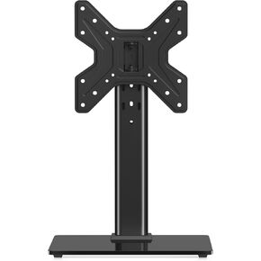 Universal Swivel TV Stand Base Table Top TV Stand for 17-43 Inch TVs Height Adjustable Monitor Mount Stand, Holds up to 88lbs, Max VESA 200x200mm, TS205