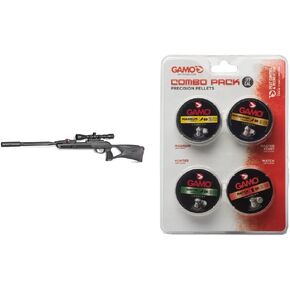 Gamo Swarm Fusion 10X GEN3i Inertia Fed .177 Caliber Break Barrel Air Rifle. High Power 10-Shot Pellet Air Gun. 1,300 FPS Velocity