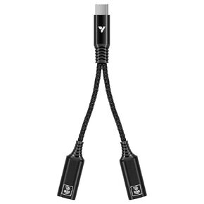 Vivosun USB-C Splitter مع 1 ذكر إلى 2 من الإناث ، 2 في 1 من النوع C ، Dongle-chain Adapter Dongle لـ Growhub Controller E42A