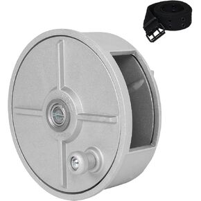 Dreamoon Lightweight Tie Wire Reel with Work Belt - Aluminum Coil Holder Wheel, Rewindable Tie Wire Dispenser, Compatible with 12-18 Gauge Wires, Portable Wire Reel for Easy Handling