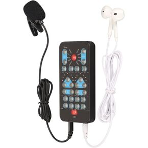 Voice Changer Disguiser for XboxOne Phone Computer PC with 8 Sound Effects, Portable Handheld Microphone Voice Changer Modulator, Adults Kids