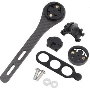 Front Bike Edge Mount,Bike GPS Computer Handle Bar Mount Integrated Handlebar Stem Compatible with Garmin Series Compatible with Bryton Series