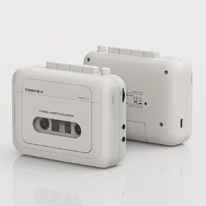 Walkman Cassette Player, Portable Stereo Playback, Supports External Mic and Earphone Port