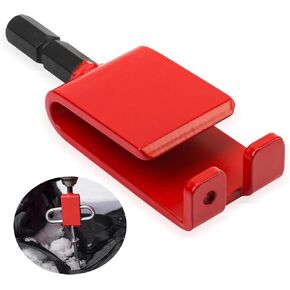 43416 Anchor Install Adapter Compatible with Eskimo Auger,Ice Anchor Drill Adapter for Setting Up Ice Fishing Shelter Tent,Red Ice Fishing Tent Accessories