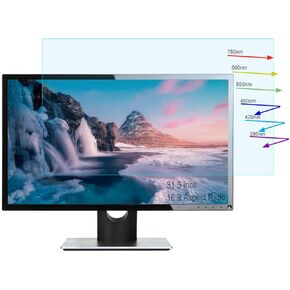 32 Inch Anti Blue Light TV Screen Protector (27.36 x 15.35 inch), Anti Blue Light Glare Filter Blocking UV & Blue Light Relieve Eye Strain Help Sleep Better, Fits LCD, LED, 4K OLED/QLED HDTV Display